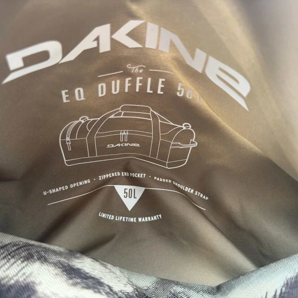 Dakine EQ Duffle 50L Duffel Bag Camo Gym Travel Weekend Carry‎ On Shoulder Bag